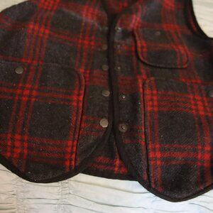 Plaid Snap Ladies Vest